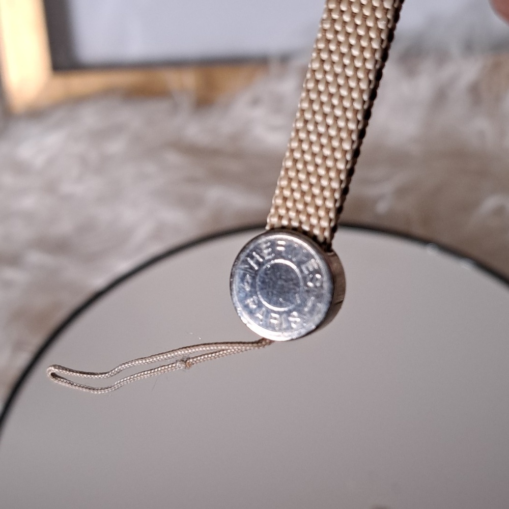 Hermès Grey Cell Phone Charm Strap GUC - Picture 2 of 4